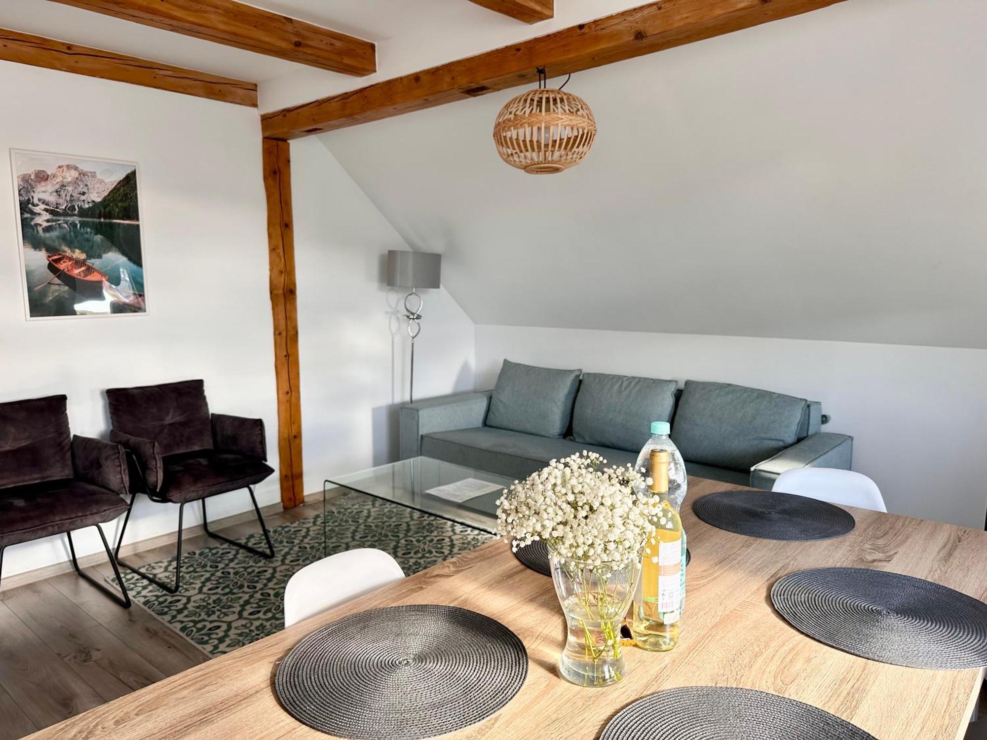 Klimatyczny Apartament Nr 8 Z Widokiem Na Gory Sowie Bielawa  Bagian luar foto